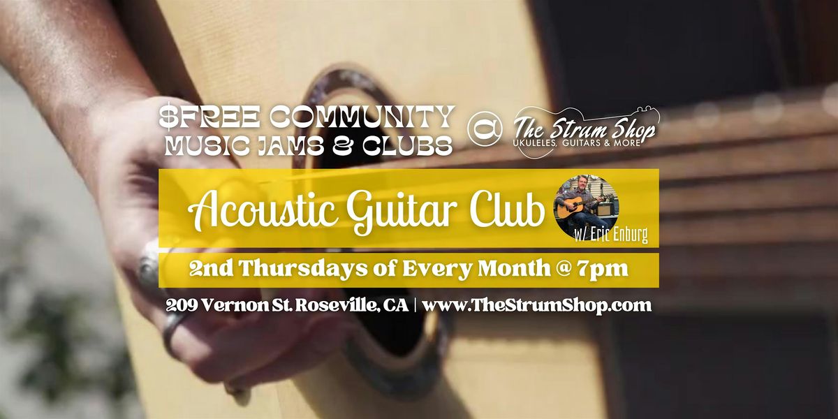 Free Monthly Acoustic Guitar Club