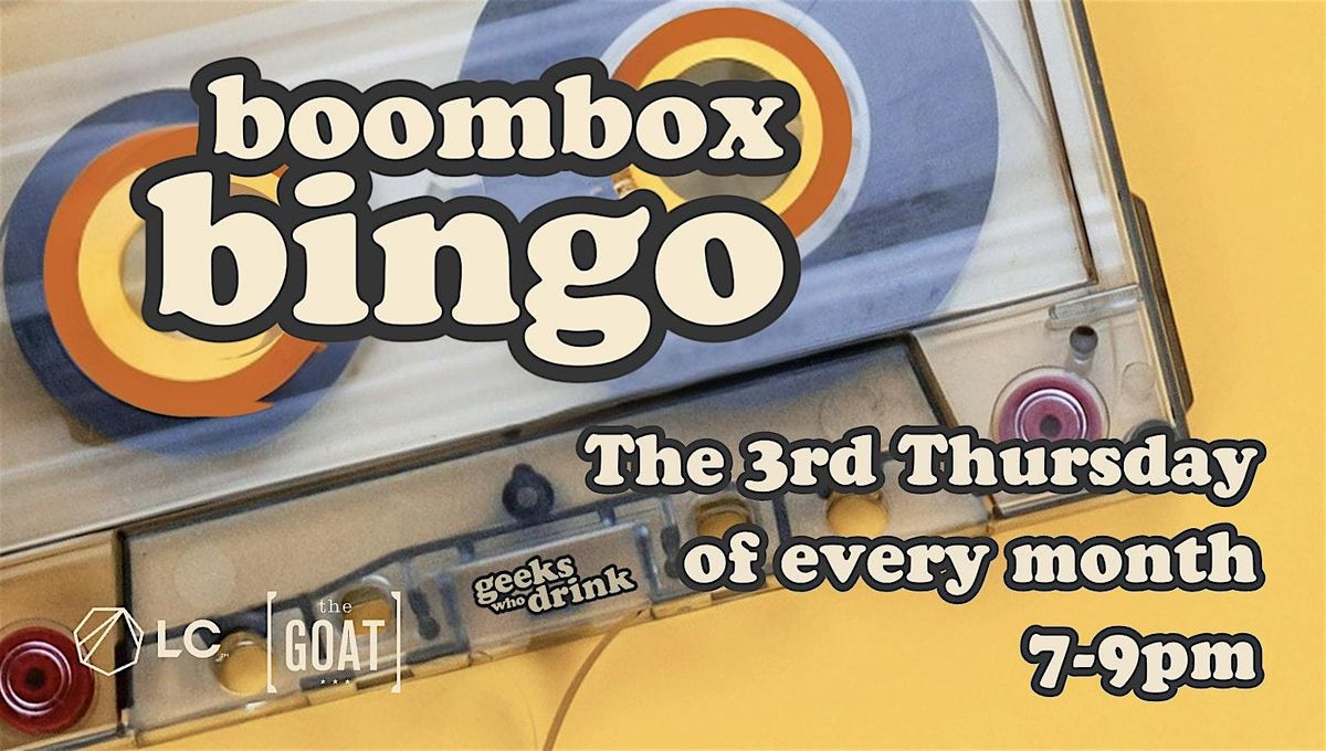 BoomBox Bingo at Germantown