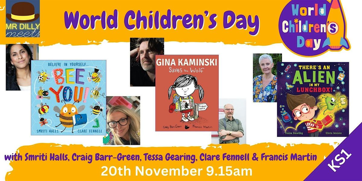 WORLD CHILDREN'S DAY 2024 Fun & Fabulous Online Author Event