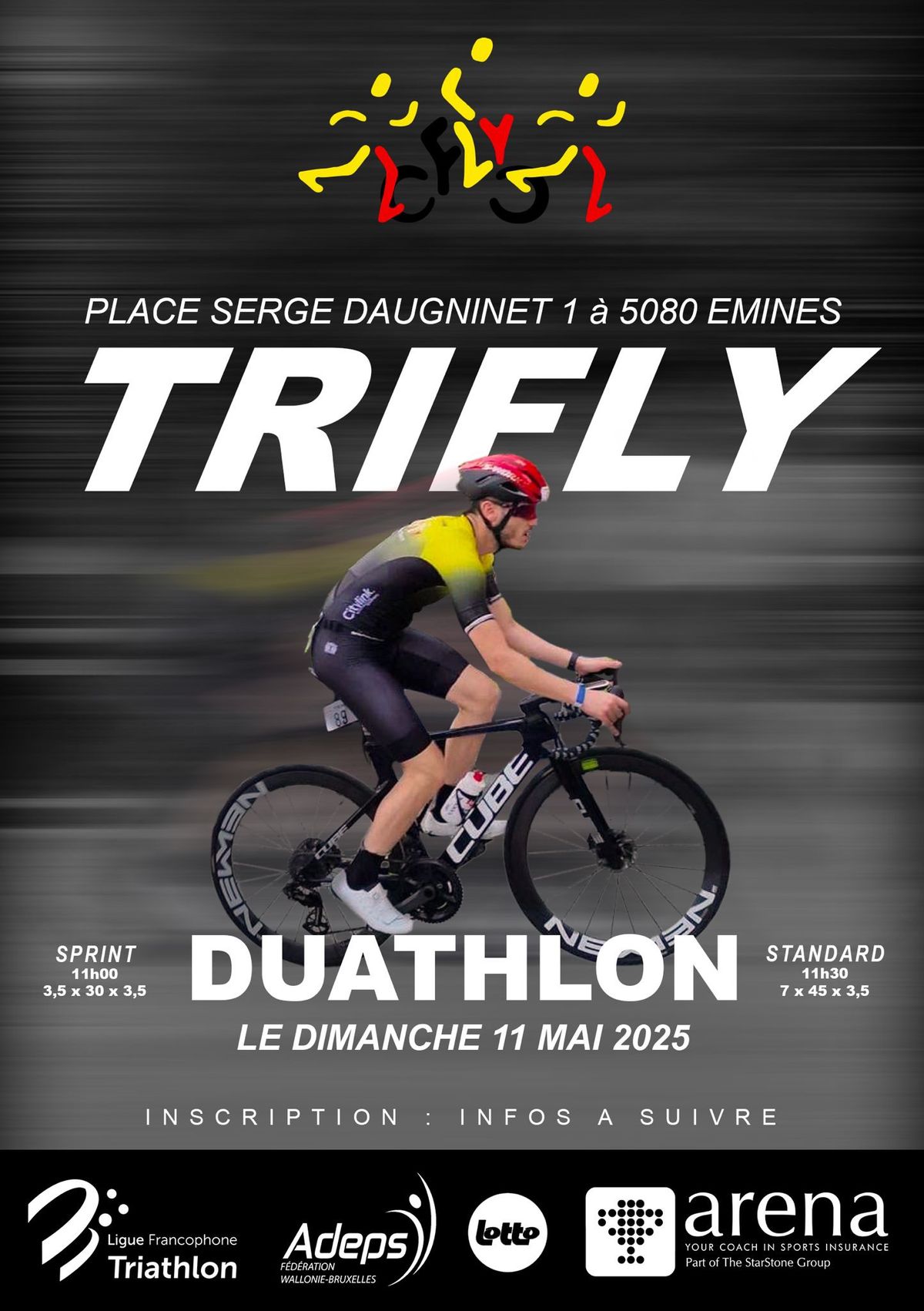 Duathlon Trifly 2025 - Deuxi\u00e8me \u00e9dition ! \ud83c\udfc3\ud83c\udffb\u200d\u2642\ufe0f\ud83d\udeb4\ud83c\udffc\u200d\u2642\ufe0f\ud83c\udfc3\ud83c\udffb\u200d\u2642\ufe0f