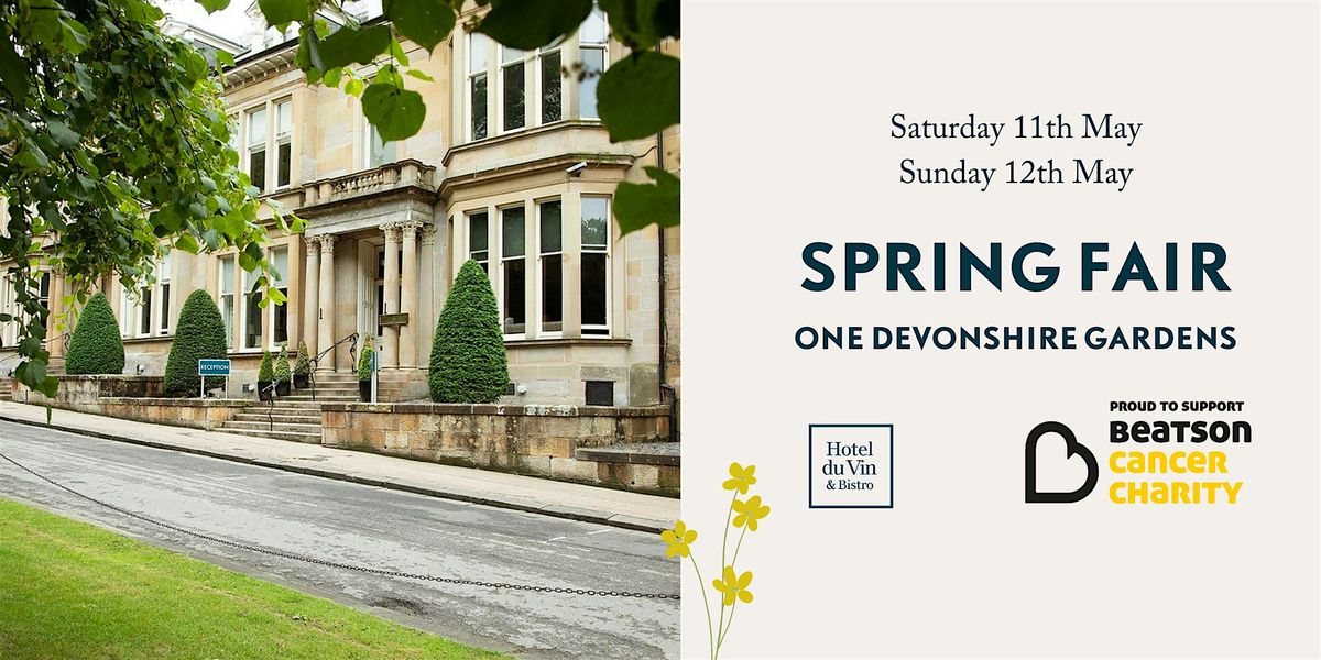 Join us for a Spring Fair at One Devonshire Gardens