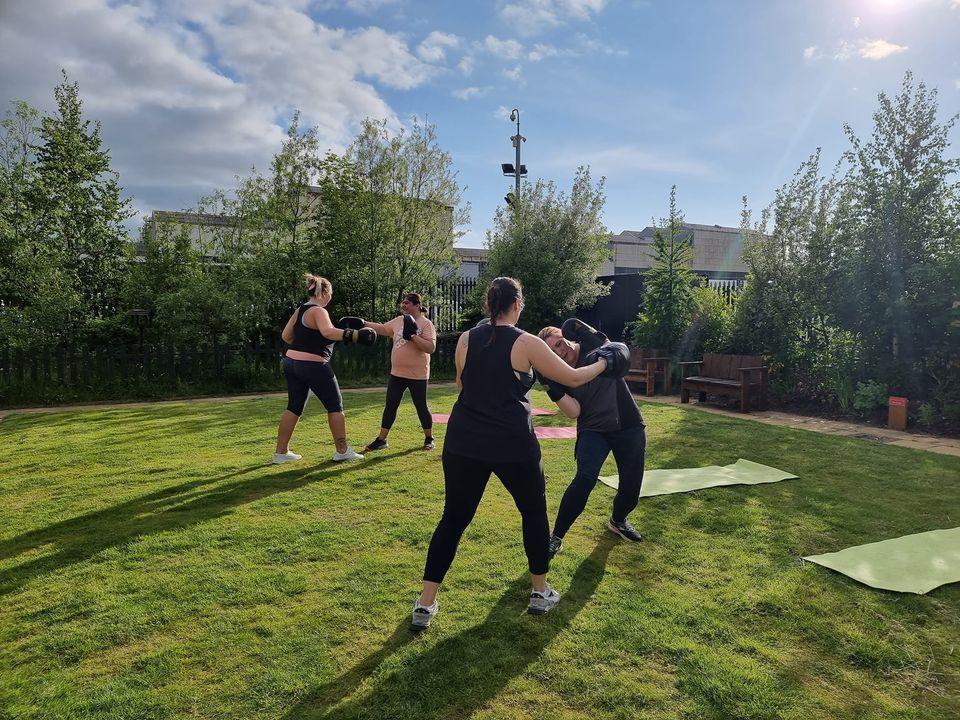 Boxercise, Heart of Scotstoun Community Centre, Glasgow, 5 January 2024