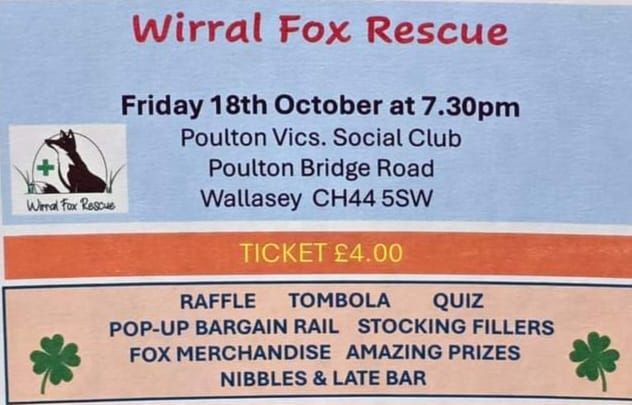 Wirral Fox Rescue Funraiser