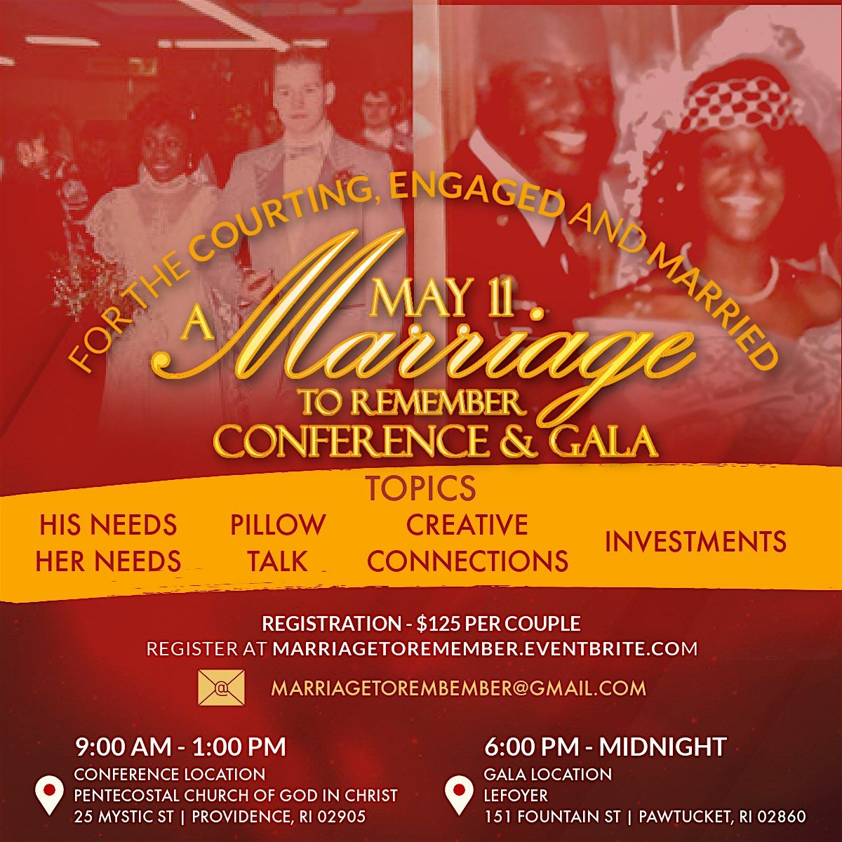 "A Marriage to Remember Conference & Gala"