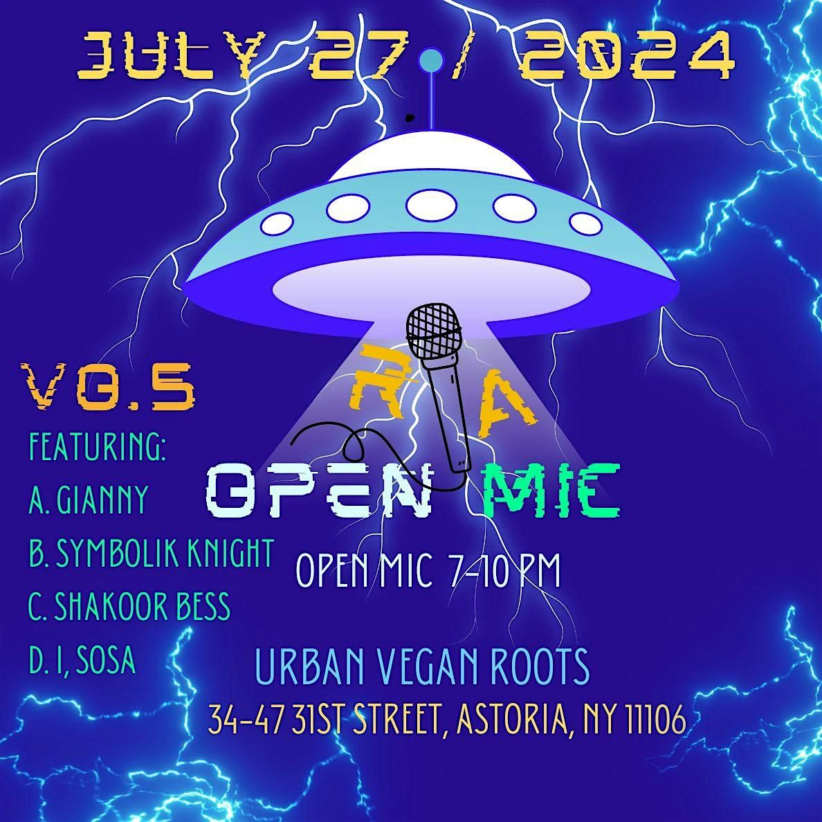 RA Open Mic Vo.5 "All Good Things\u201d