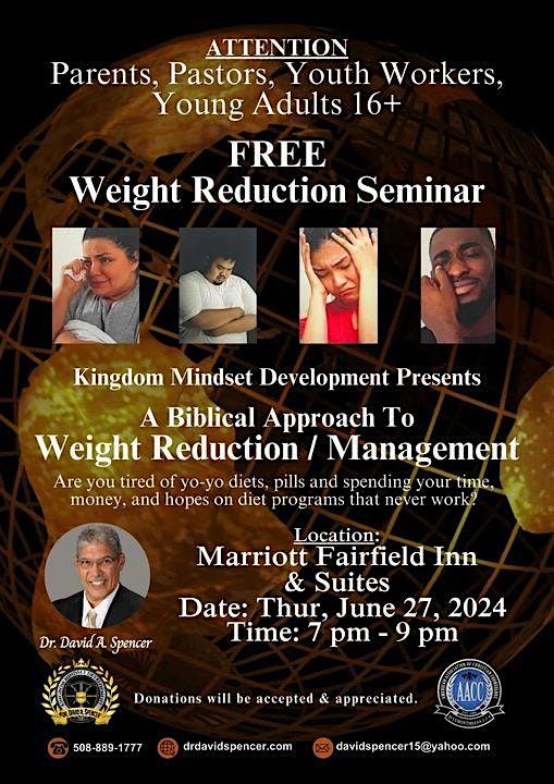 A Biblical Approach to Weight Reduction\/Management