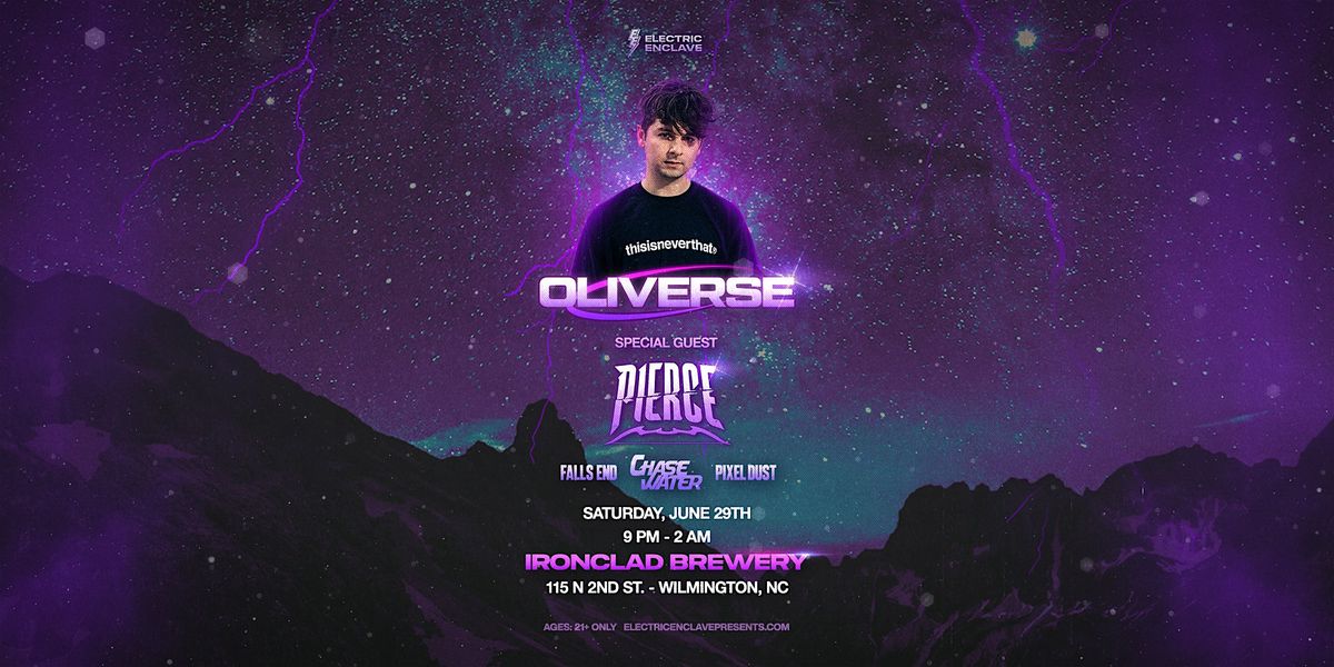 OLIVERSE w\/ sg PIERCE @ Ironclad Brewery | Saturday, June 29th