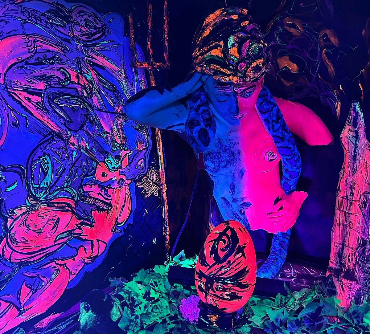 JURNEY INTO THE DEVINE        a Black Light 3D immersive experience