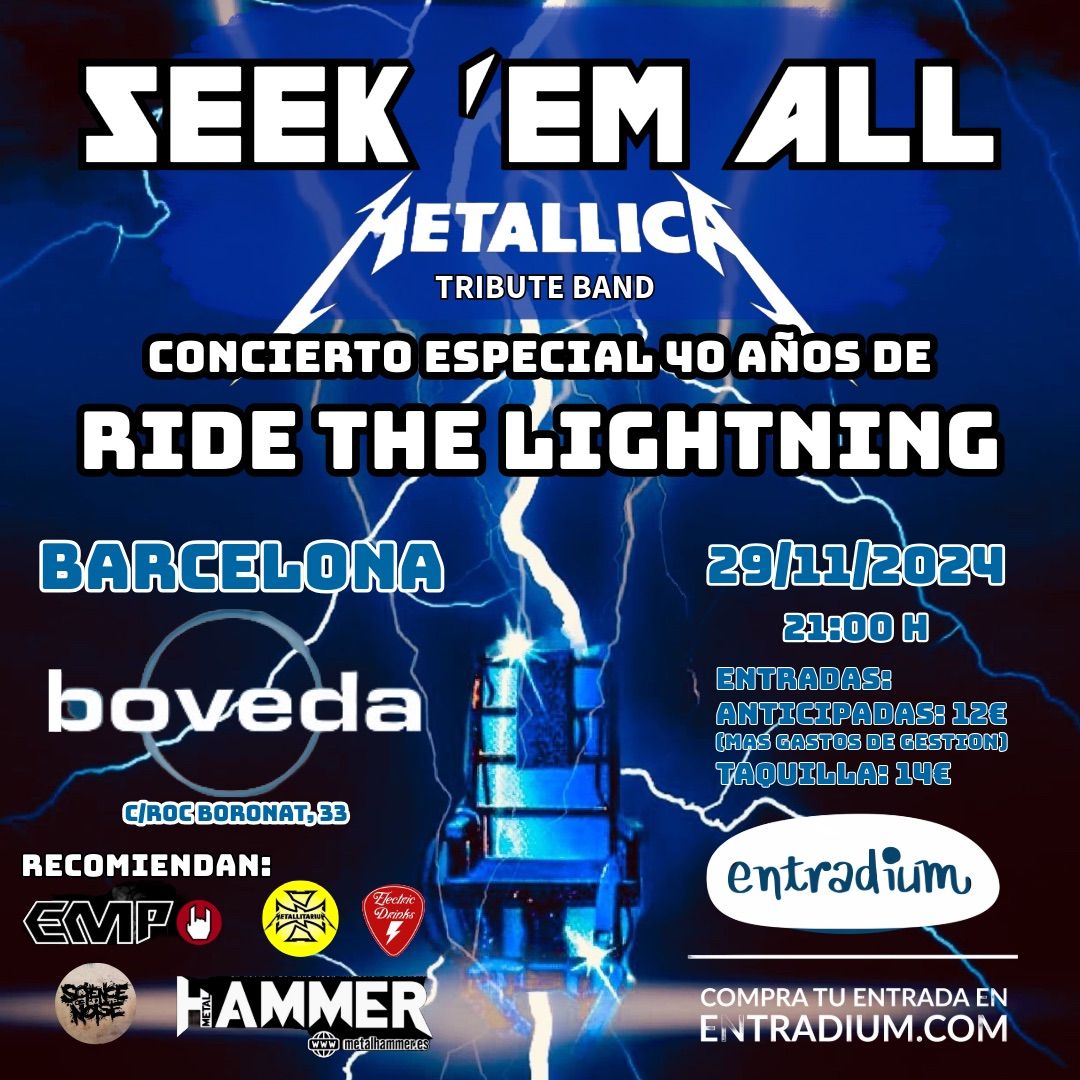 Ride the Lightning. Especial 40 aniversario