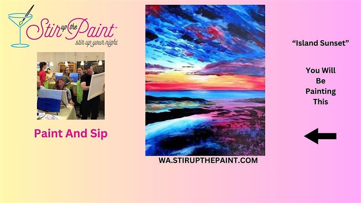 West  Seattle Paint and Sip, Paint Party, Paint Night  (Wine Included)