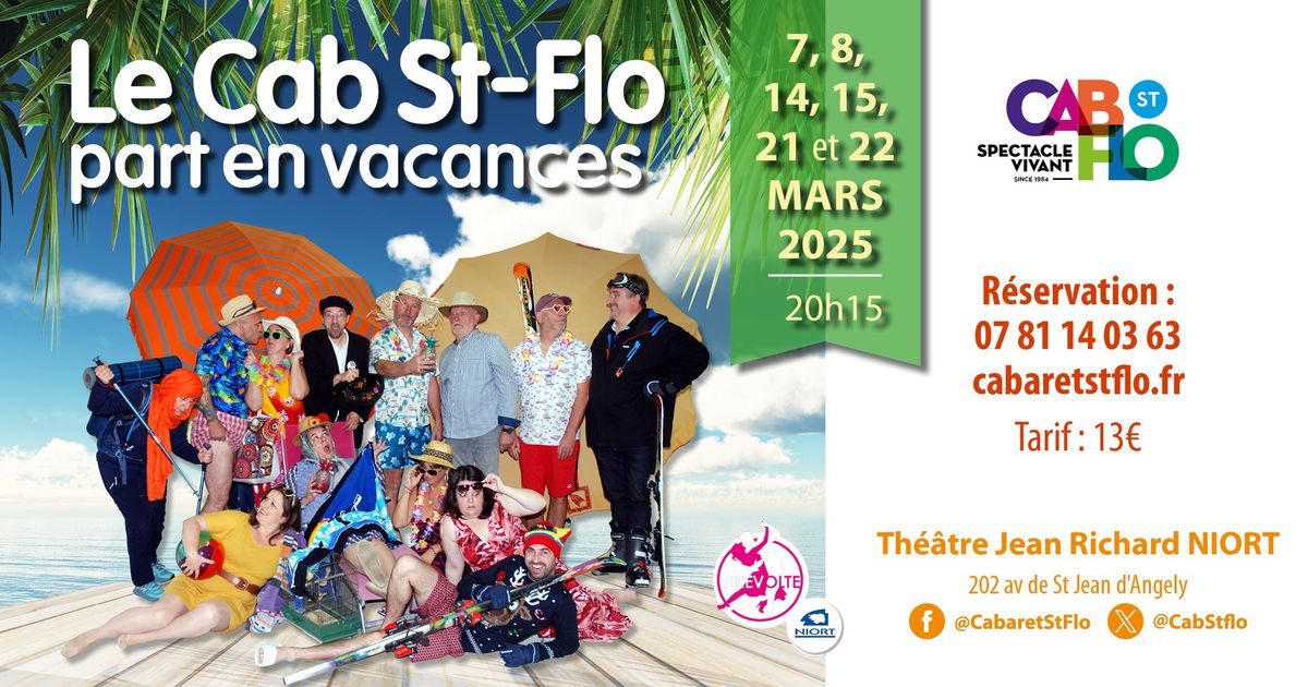 Spectacle 2025 sur Niort : Le Cab St Flo part en vacances