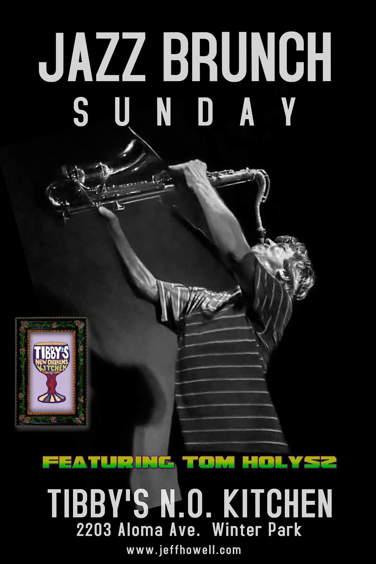 Sunday Brunch - Live Music by Saxophonist Tom Holysz at Tibbys Altamonte