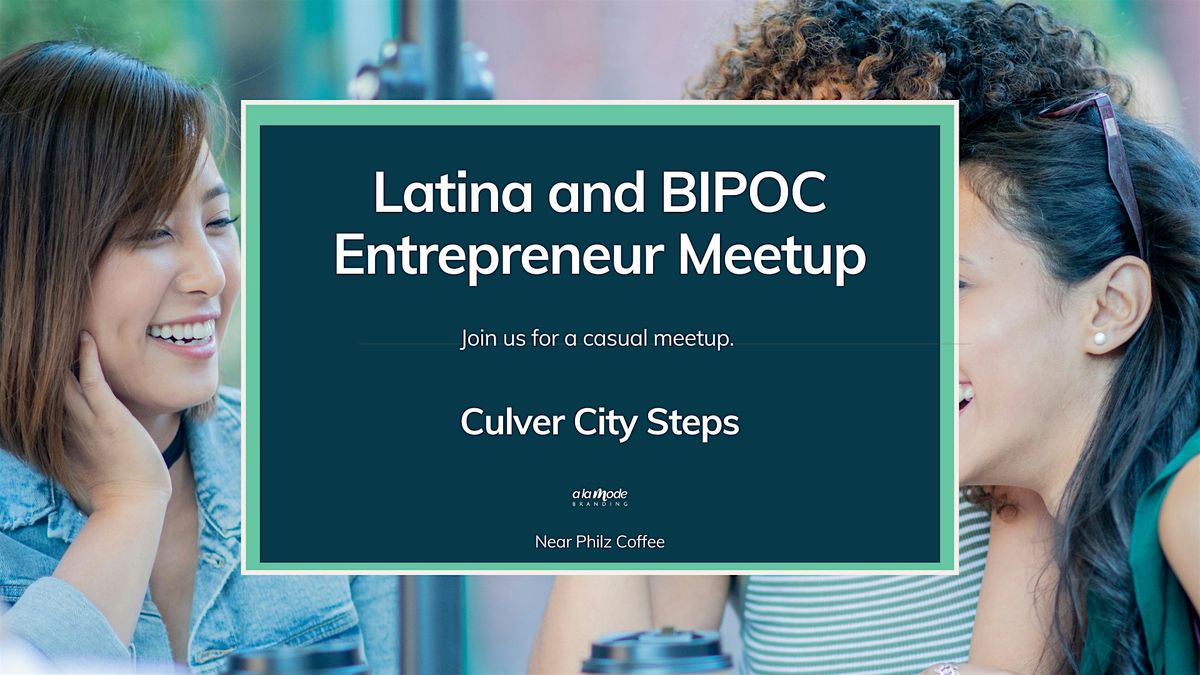 Latina and BIPOC Coffee Meetup With A La Mode Branding