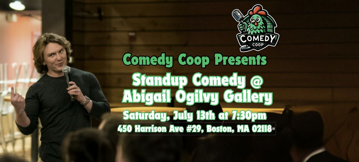 Comedy Coop Presents: Stand Up Comedy @ Abigail Ogilvy Gallery