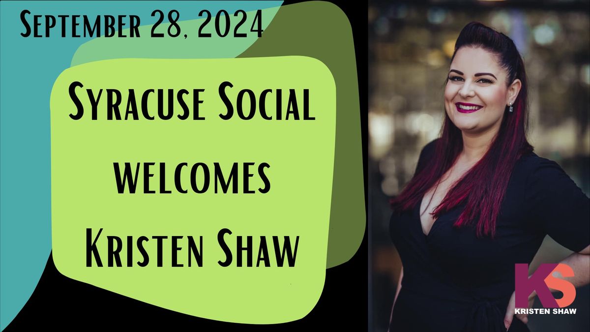 Kristen Shaw at Syracuse Social 