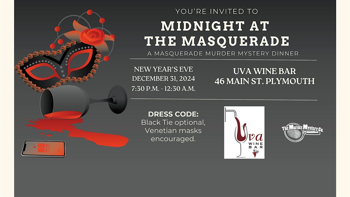 Masquerade M**der Mystery New Year's  Eve Party!