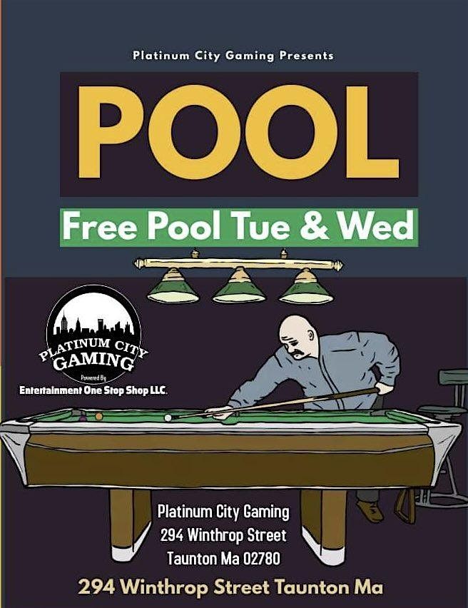 Free Pool Tuesdays & Wednesdays