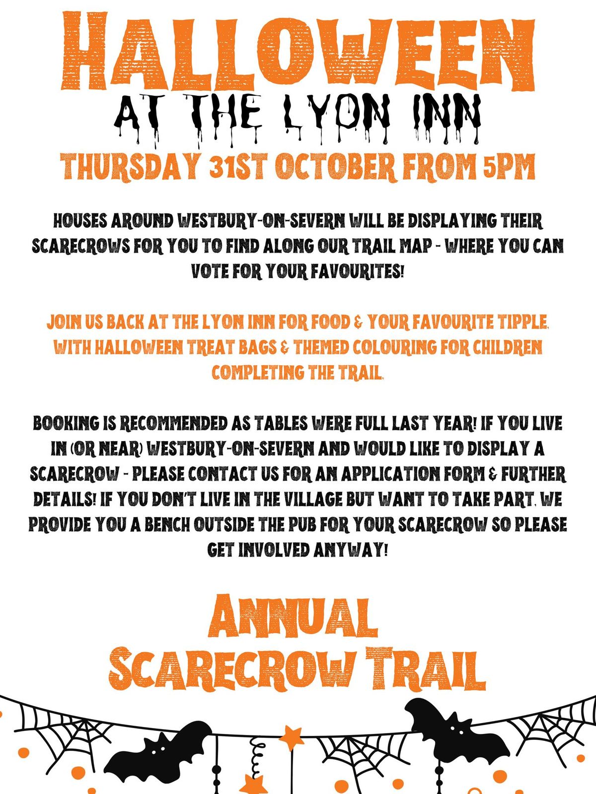 Annual Scarecrow Trail at The Lyon Inn