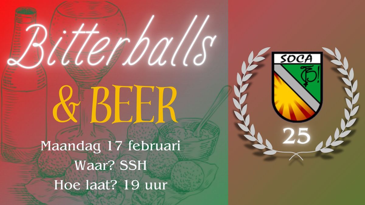 Lustrum SocA: Bitterballs & Beer receptie