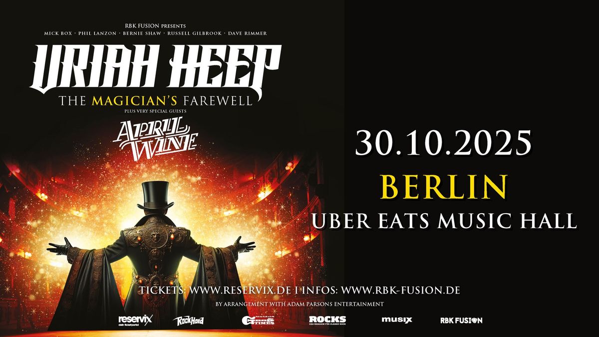 Uriah Heep - The Magician's Farewell 2025 Tour | Berlin