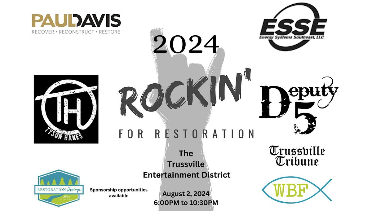 Rocking for Restoration 2024