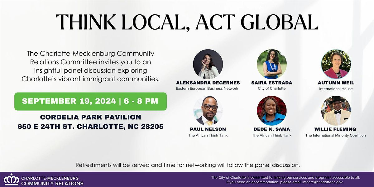 Think Local, Act Global: Immigration Panel Discussion