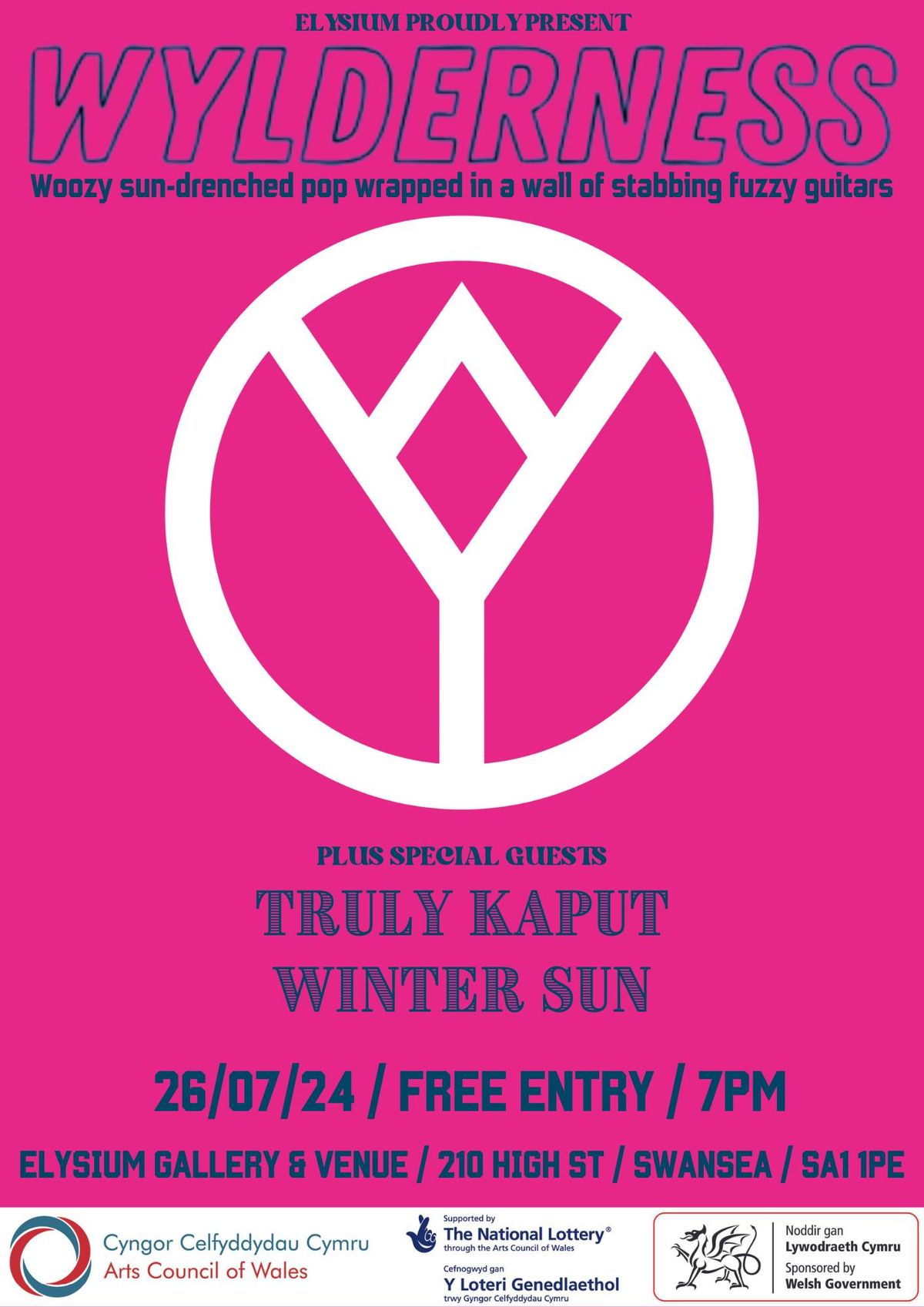 Live Music: Wylderness + Truly Kaput + Winter Sun