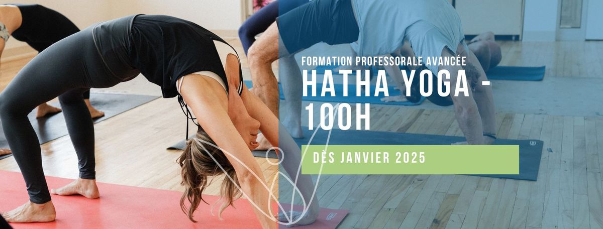 Formation professorale avanc\u00e9e : Hatha Yoga - 100 heures