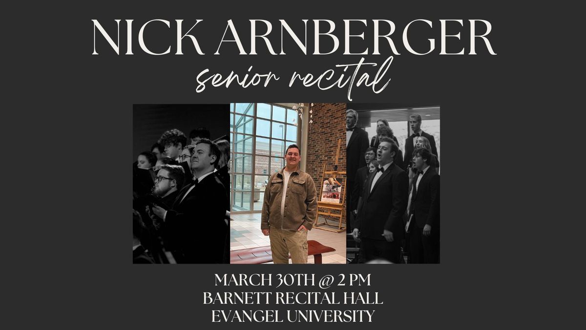 Nick Arnberger's Senior Recital