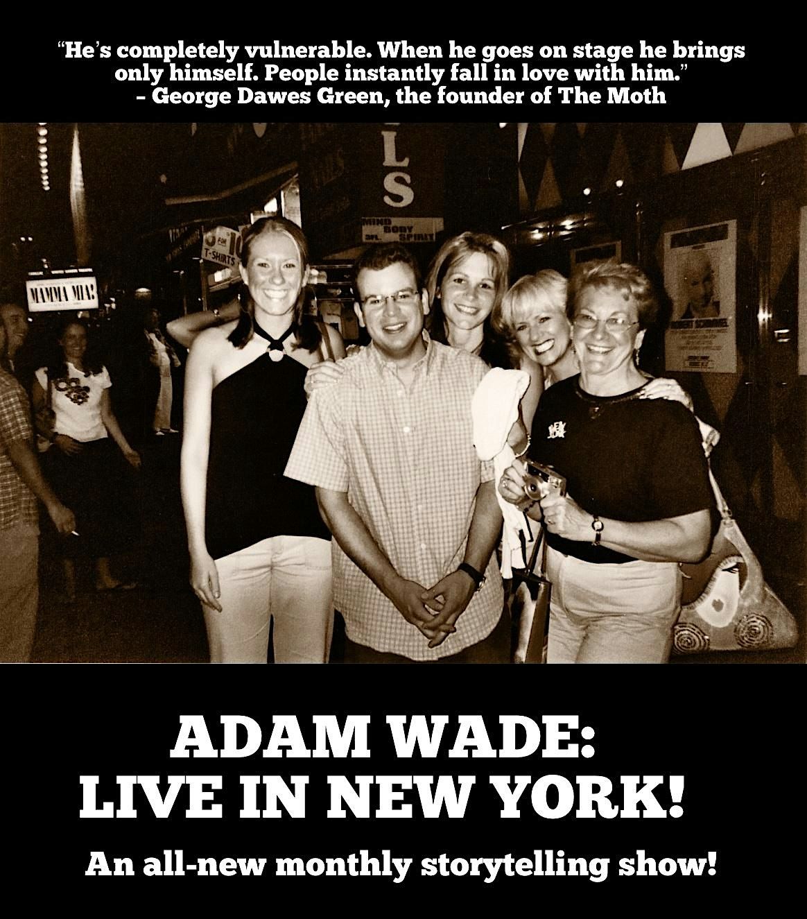 Adam Wade: LIVE IN NEW YORK!