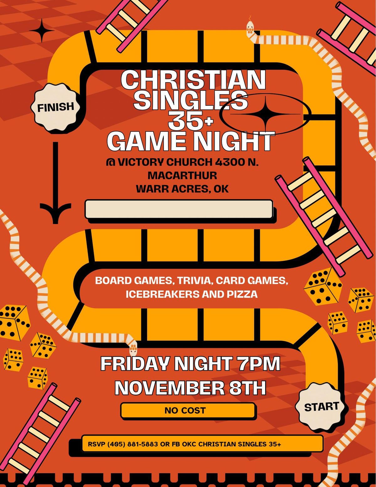 Christian Singles 35+ Game Night 