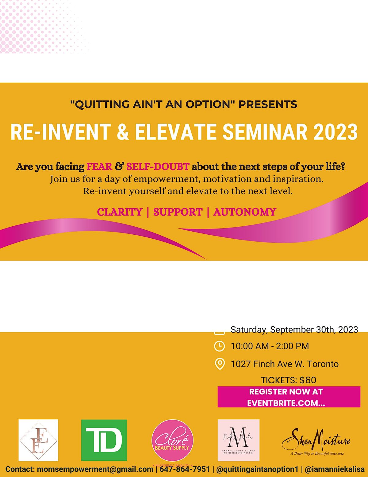 Re-Invent and Elevate Seminar 2023