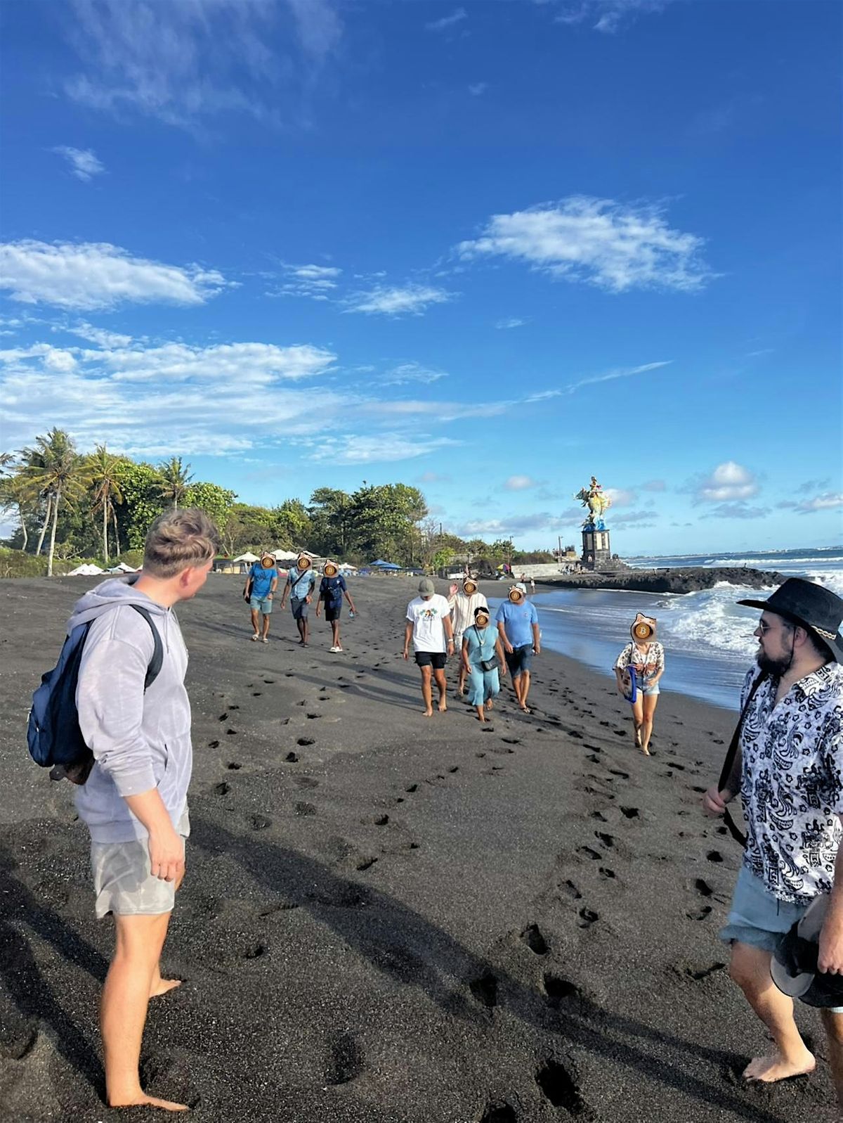 Bitcoin Beach Walk Bali