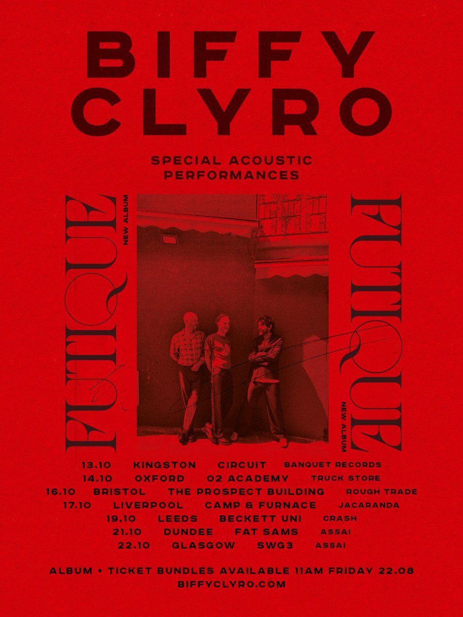Biffy Clyro Oxford Tickets