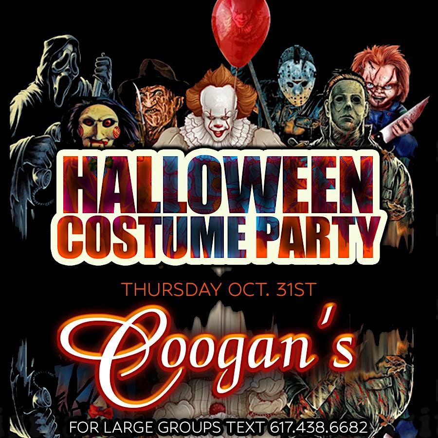 COOGAN'S - Halloween Costume Party & All Access Bar Crawl