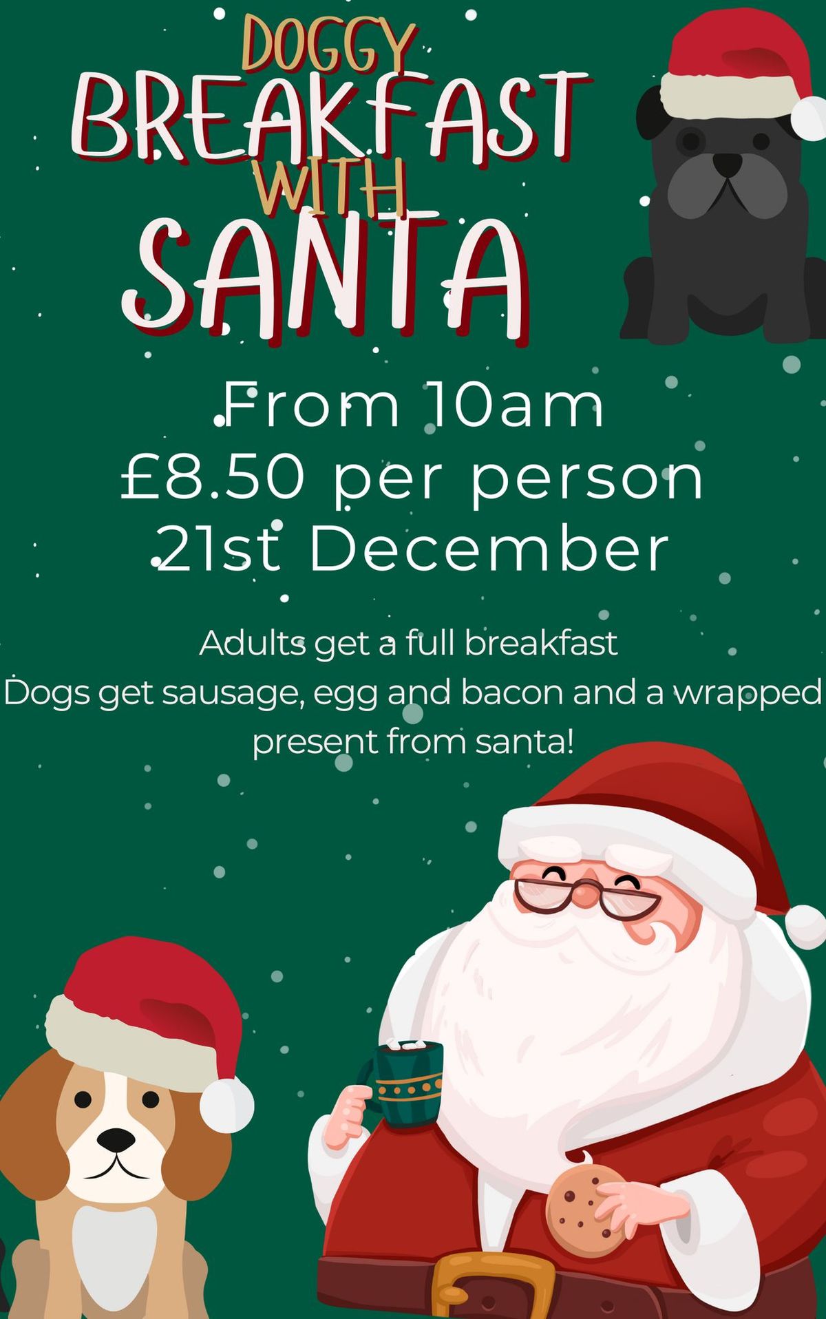 Doggy Breakfast With Santa