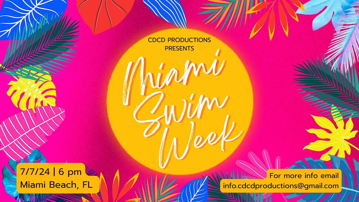 Miami Swim Week Fashion Show Benefit National Drowning Prevention Alliance
