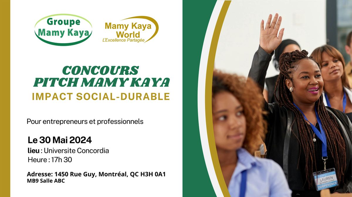 Copie de Concours de Pitch Mamy Kaya Impact Social-Durable