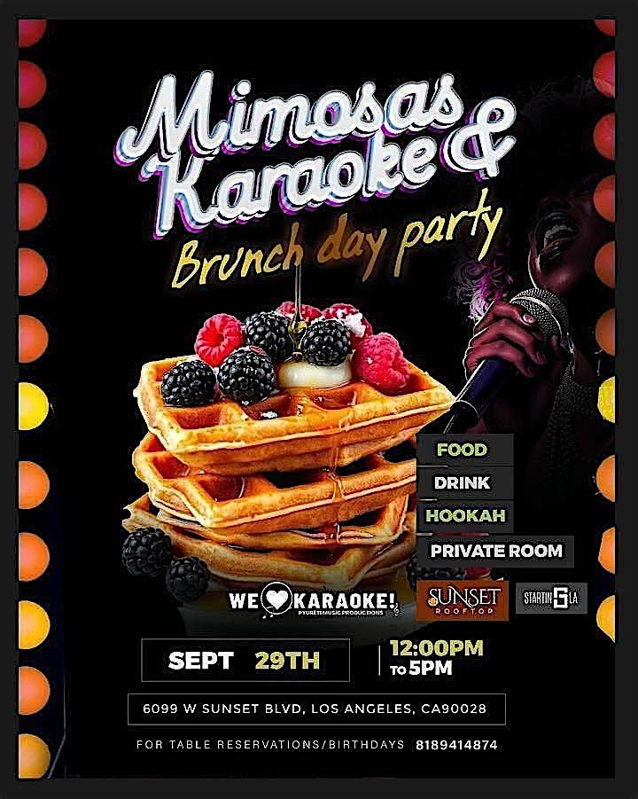 Mimosas and Karaoke Brunch Day Party