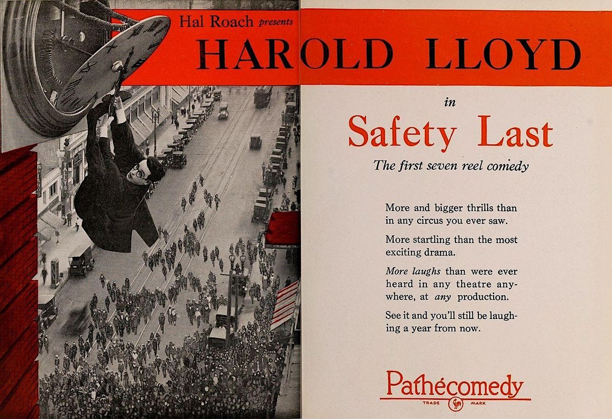 Harold Lloyd's SAFETY LAST turns 100!