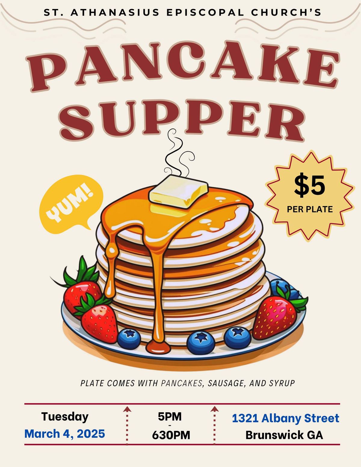 Annual PANCAKE SUPPER