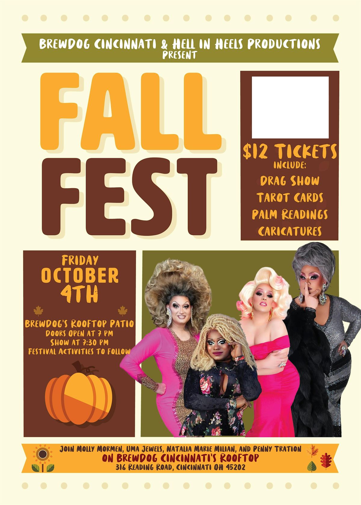 Rooftop Fall Festival and Drag Show