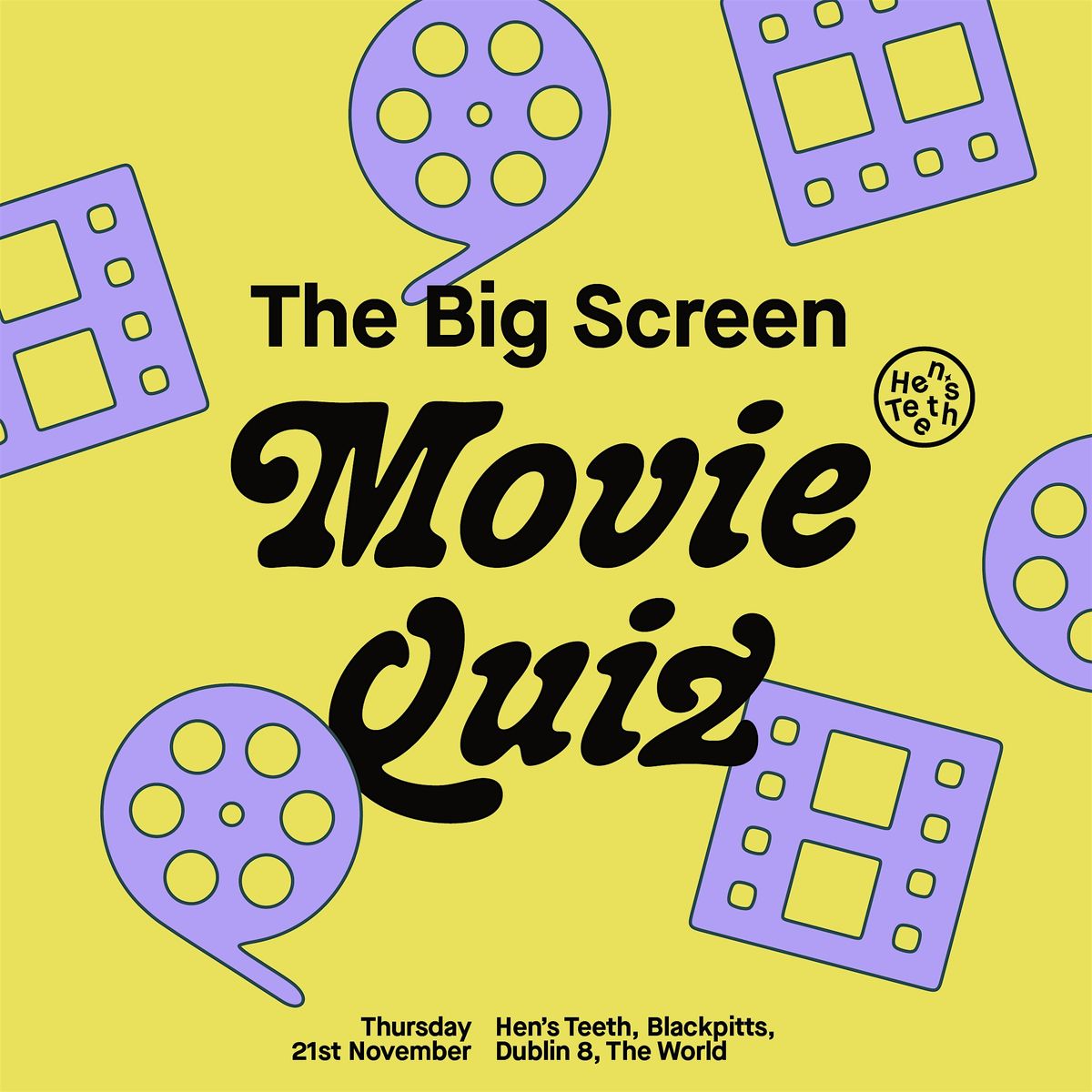 The Big Screen Movie Quiz November