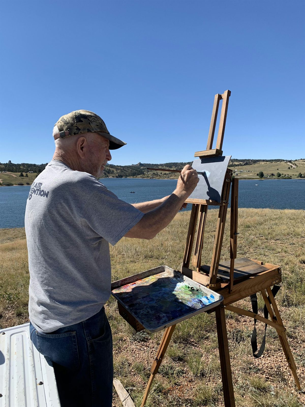 Plein Air in the Parks at Curt Gowdy State Park (June 2024)