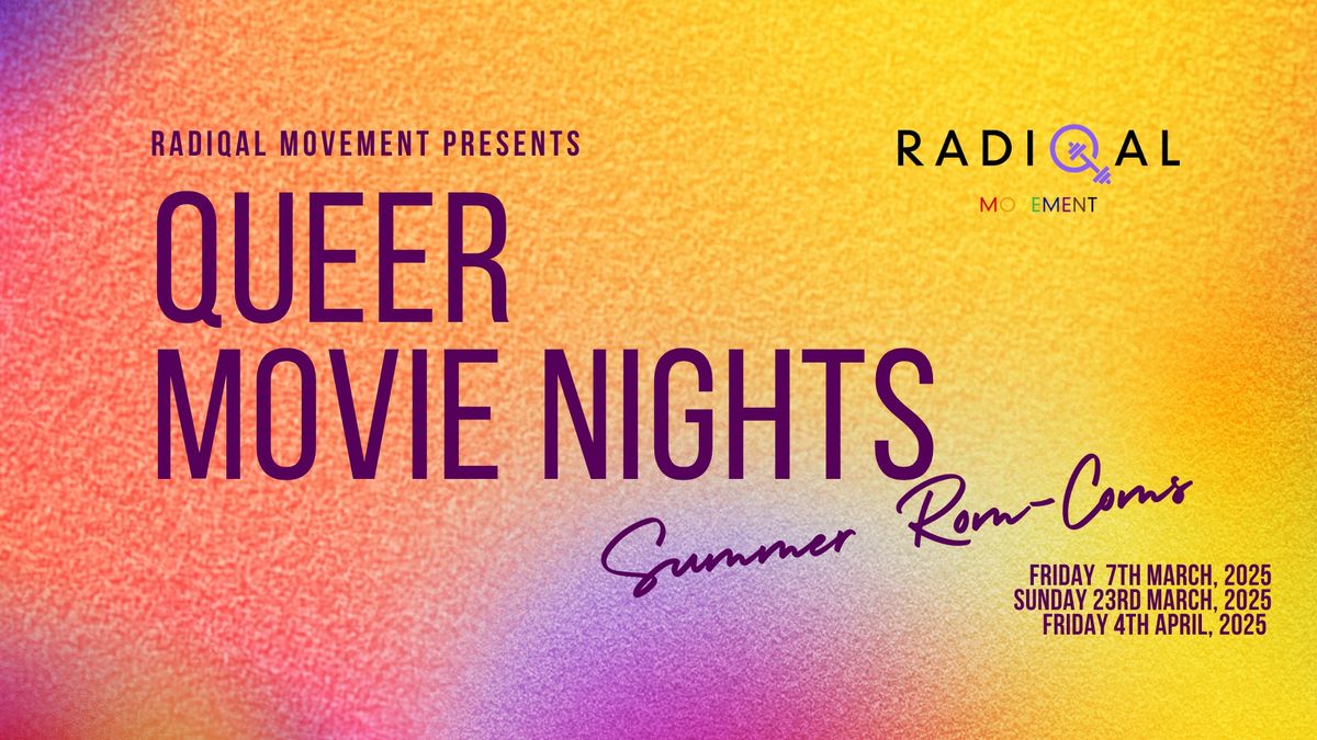 QUEER MOVIE NIGHTS: SUMMER SERIES