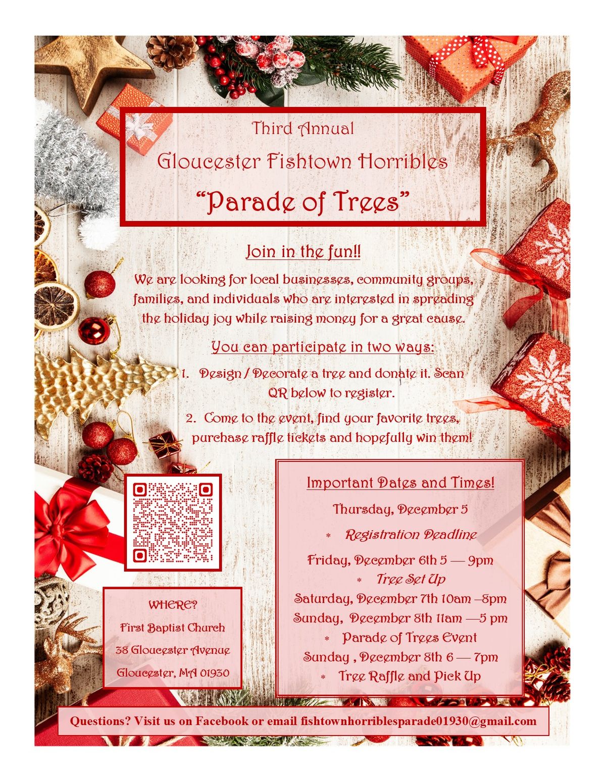 Third Annual Parade of Trees