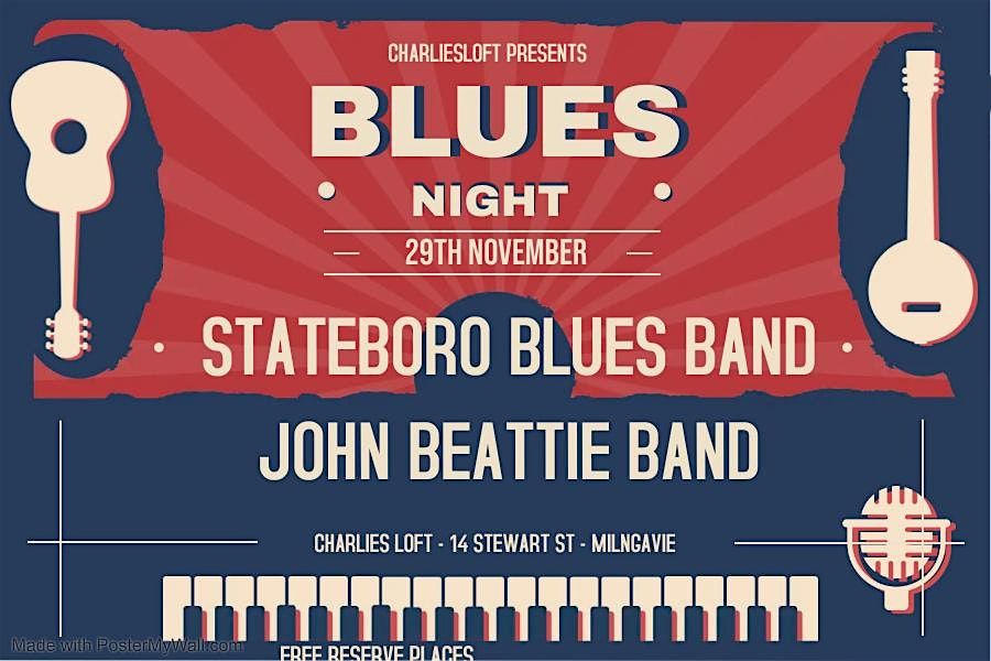 Charlies Blues Nights - Statesboro bLues band and John Beattie Band
