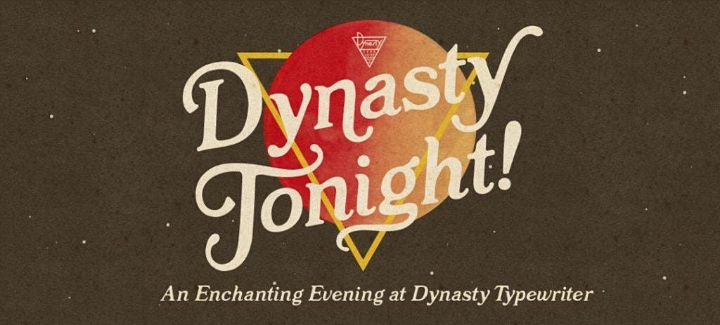 Dynasty Tonight! w\/ Carl Tart, Jonathan Giles, Ahamed Weinberg + More!