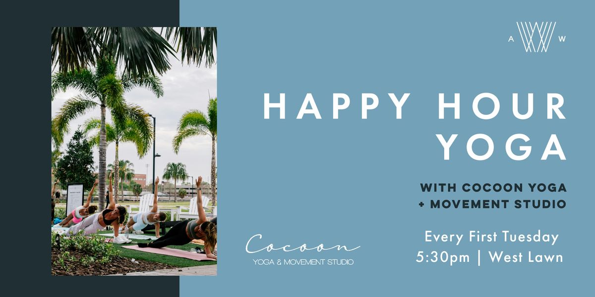 Happy Hour Yoga with Cocoon Yoga + Movement Studio