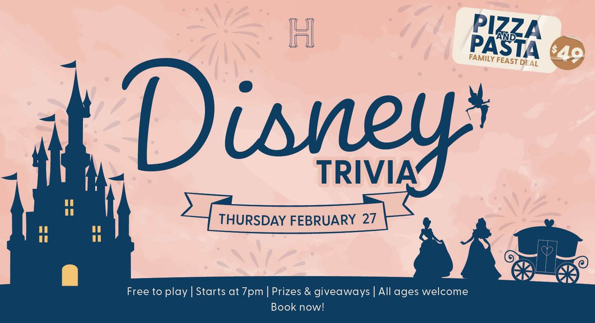 Disney Trivia at Hudson | FREE to play